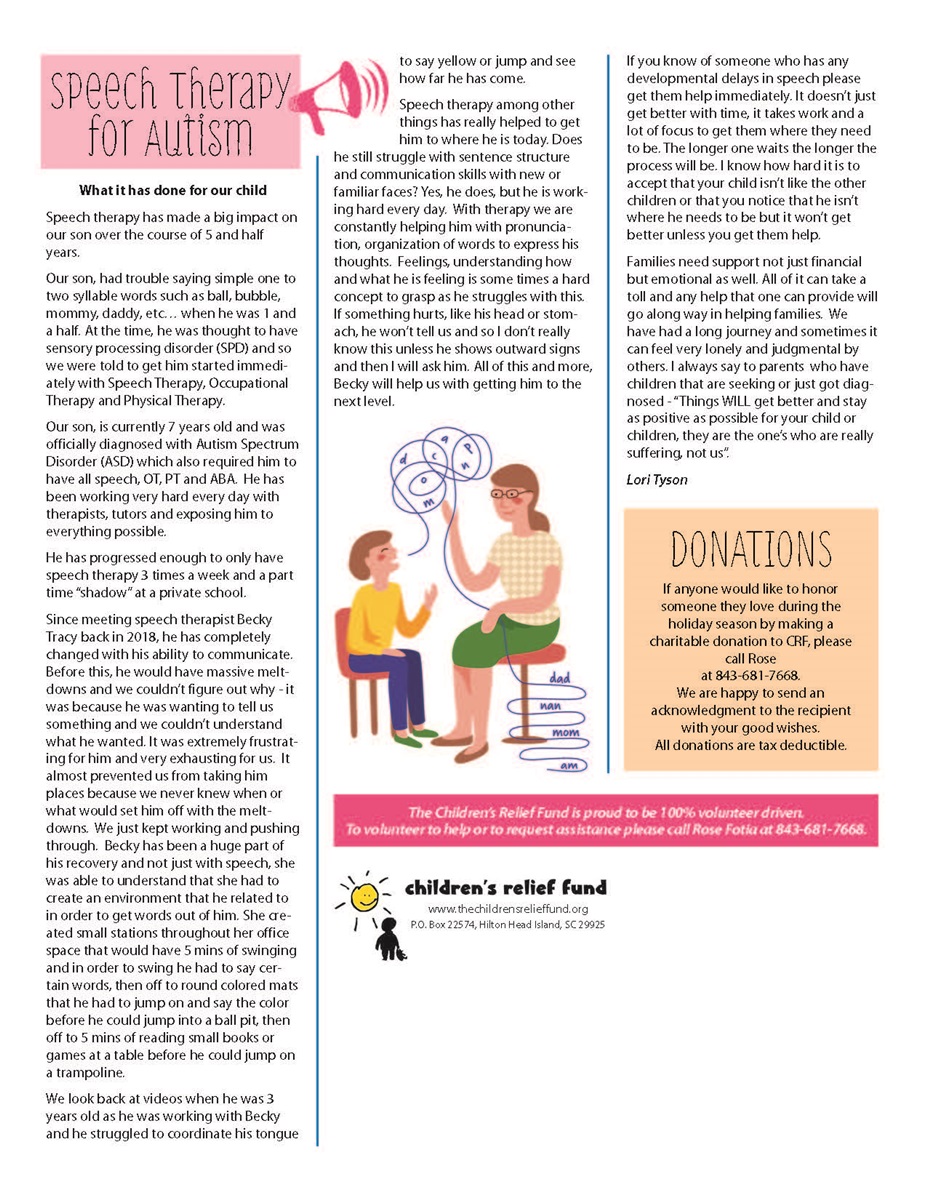 Newsletter | Children's Relief Fund